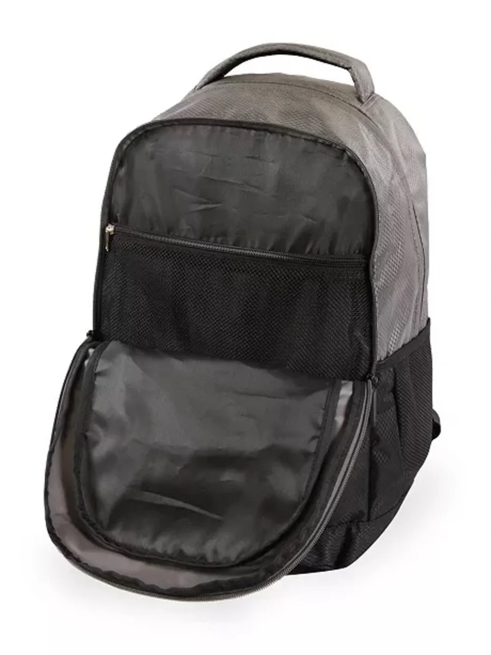 Nautica Gray and Orange Men's Backpack with Nautical Logo